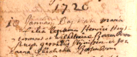 doop Maria Heijsterman 1720