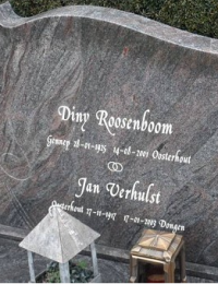 Grafsteen Diny Roosenboom, Leysenakkers Oosterhout